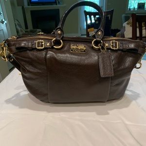 Like new COACH Madison Sophia Brown Soft Leather